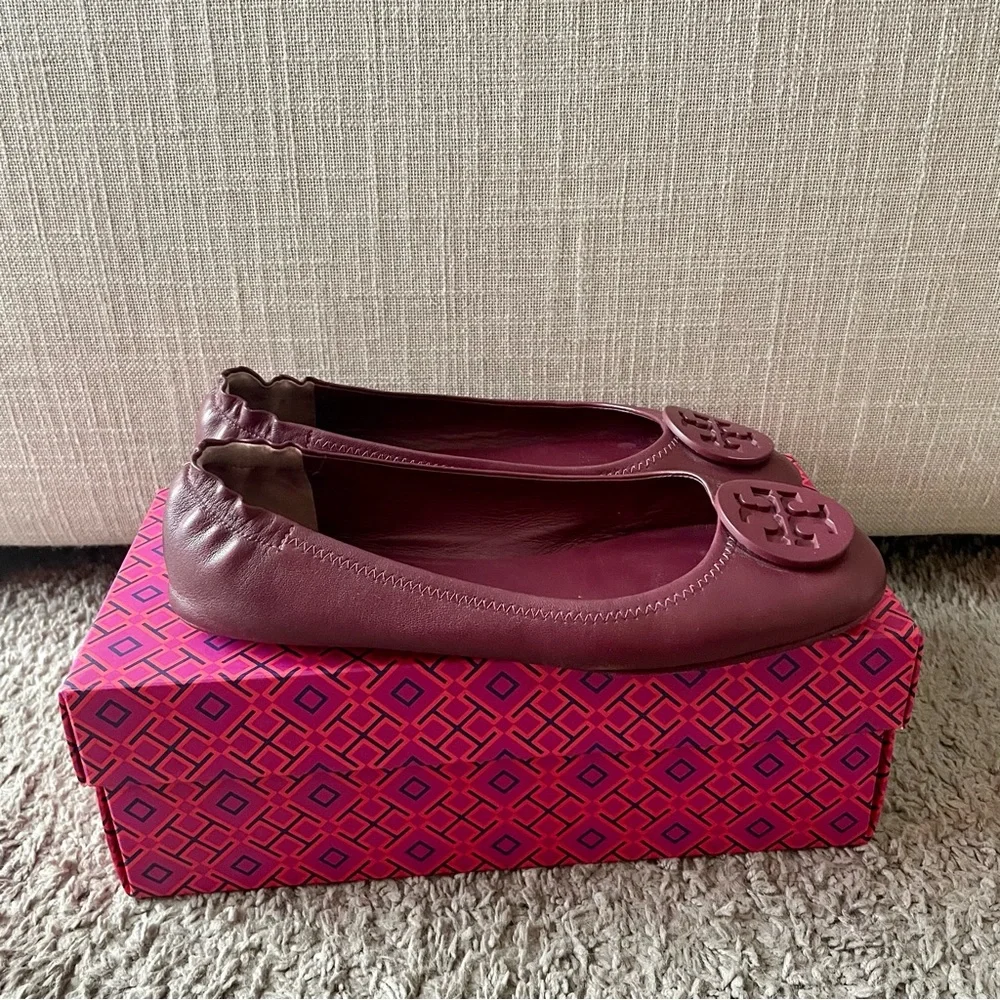 Tory Burch Minnie Ballet Flat Shiraz - Picture 3 of 14